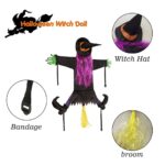 Crashing Witch Tree Decoration Door Porch Props - Outdoor Decorations - 4