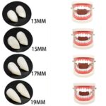 2pcs Cosplay Dentures Zombie Vampire Teeth Ghost Devil Fangs Werewolf Box Packed Gift Prop Costume Party Kid Toy - 2