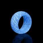 Fashion Colorful Luminous Silicone Ring Women Men Fluorescent Glowing Rings Jewelry Glow In The Dark Finger Band - 4