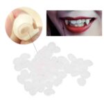 3 Pairs Vampire Teeth Fangs Dentures Props Costume Party Favors Devil Tooth With Dental Gum Cosplay - 6