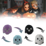 Hot Reversible Ghost Mini Plush Toy Toys Flip Doll Luminous For Do2