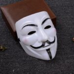 Anonymous Guy Fawkes Fancy Dress Accessory Macka Mascaras Halloween The V For Vendetta Party Cosplay Masque Masks - 4