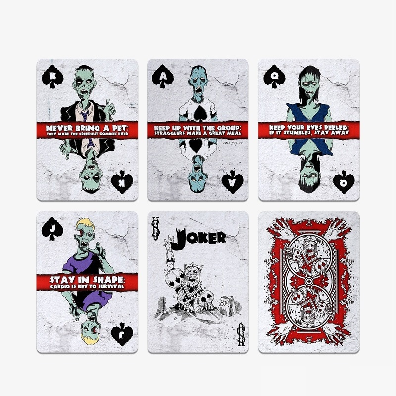 Bicycle 3deck Zombie Ghost Theme Poker Cards Uspcc Magician Magic Trick Props Card Games - 4