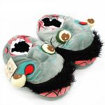 Unisex Zombie Slippers For Winter Warm Indoor Floor House & Home Women And Men Walking Dead 3d Shoes Fit Cosplay Pantufa