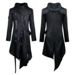 Gothic Autumn Winter Halloween Cos Jacket For Men Yumeko Jabami Cosplay Witchcraft Witch Costume Renaissance Dress - 2