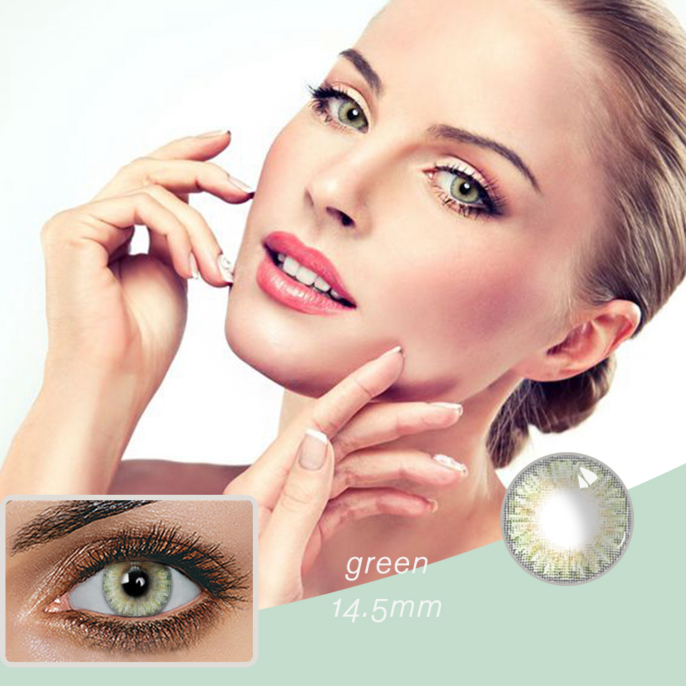 2pcs Multitone Natural Eye Color Enhancing Cosplay Contact Lenses For Beautiful Pupil Transformation - 14