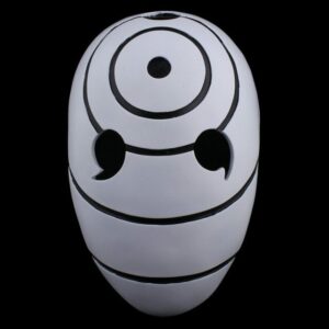 Anime Uchiha Mask Tobi Obito Akatsuki Ninja Madara Cosplay Costumes Resin Masks Halloween Three-eye Gift