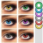 1 Pair 2pcs Beila Series Cosplay Coloured Contact Lenses For Eyes Lens Eye Color