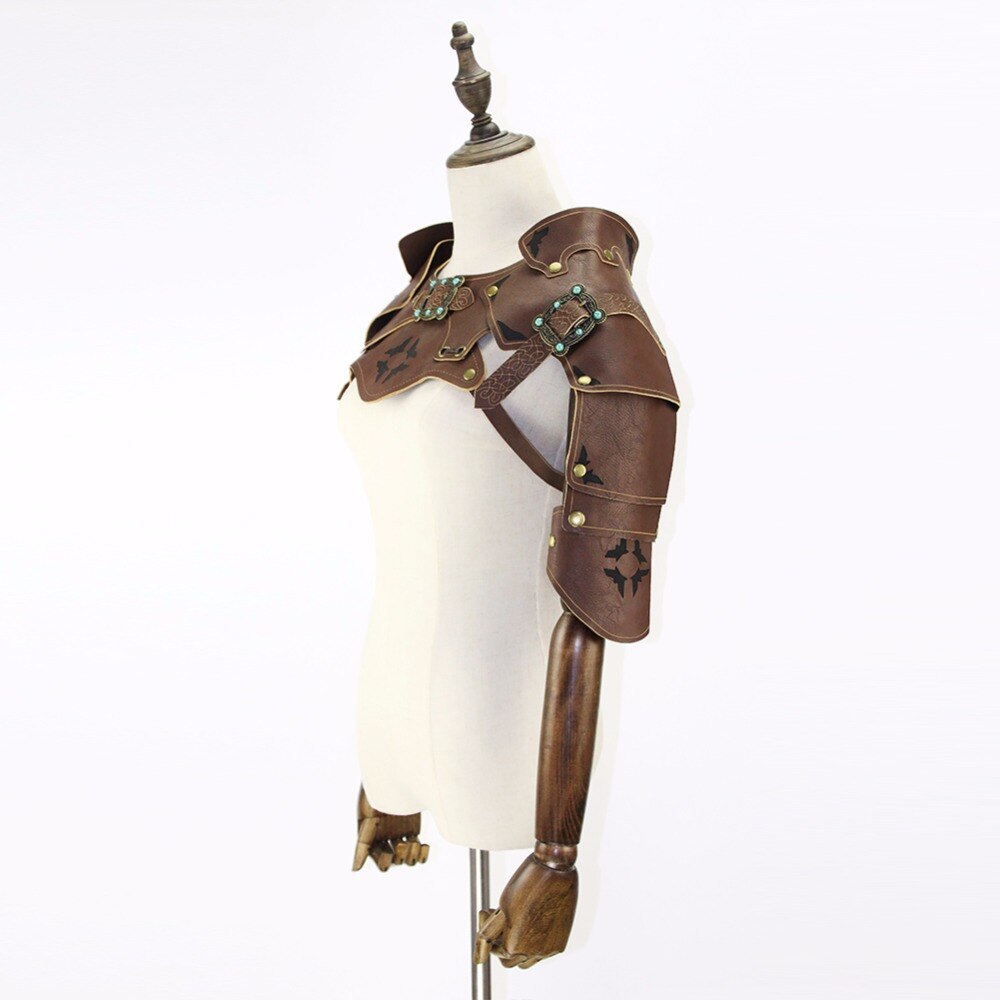 Gear Duke Punk Cosplay Steampunk Pu Leather Gothic Armor Vintage Cos Party Performance Props For Men And Women - 2