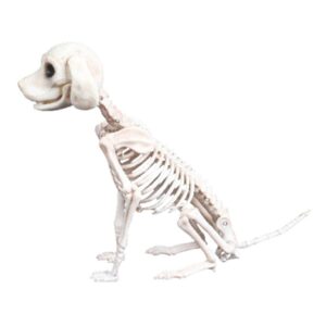 Skeleton Dog Prop Animal Bones Party Shop Decoration Horror Funny Toys - 2