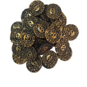 100x Plastic Pirates Treasure Gold Coins Prop Toy For Birthday Party Cosplay Kids Favor Prizes