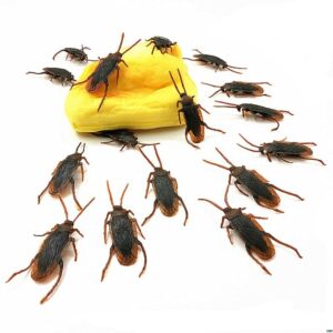 12pcs Lifelike Toy Gadget Gags Practical Jokes Toys Plastic Bugs - 2