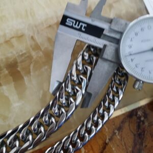 16 20mm Wide Rock Men 316l Stainless Steel Curb Cuban Link Chain Necklace & Bracelet Gift Jewelry 7-40inch - 2
