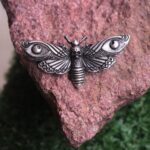 Sanlan 10pcs Dead Head Moth Moon Witch Jewelry - 4