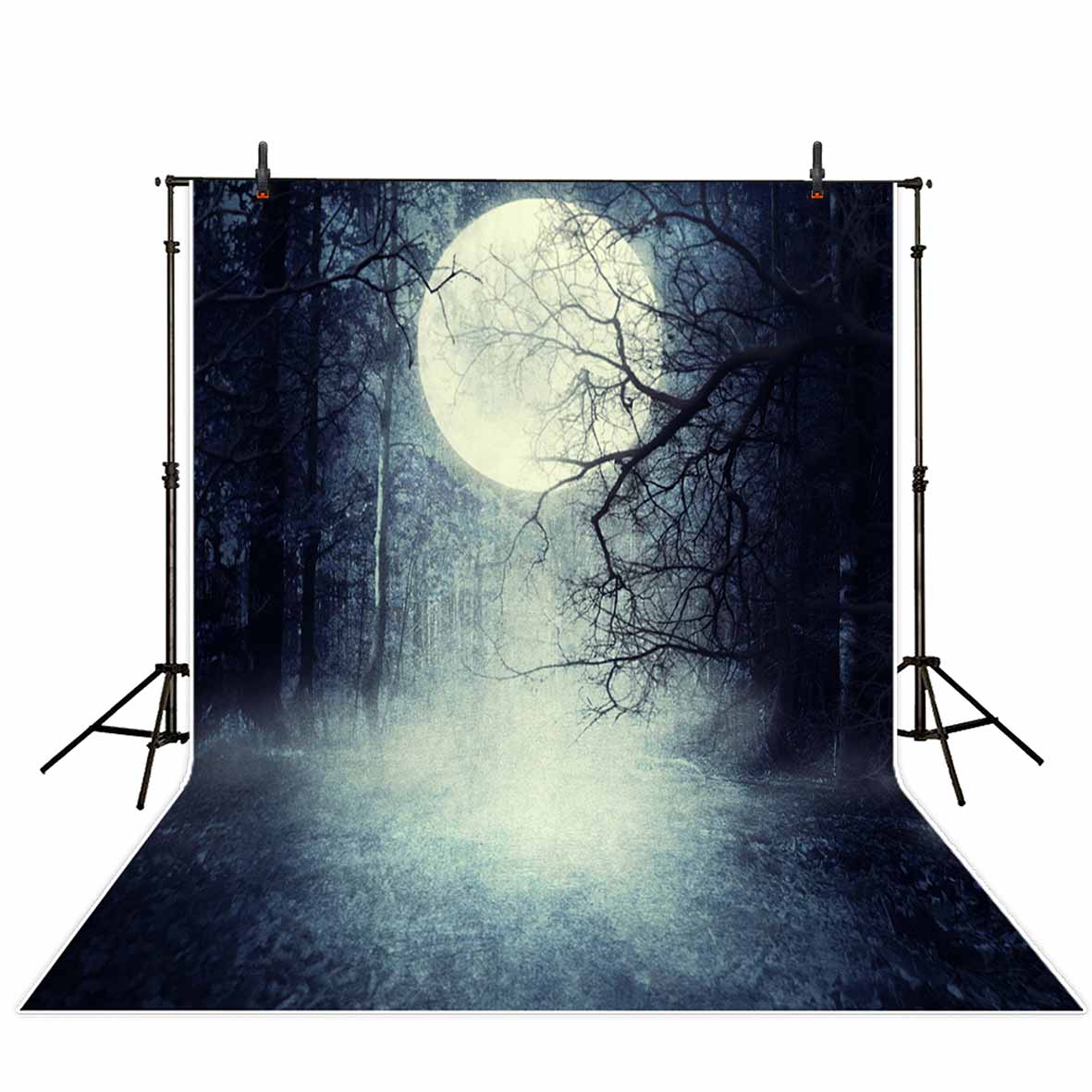 Allenjoy Background Terrible Forest Vintage Moon For A Photo Baby Backdrop Backgrounds Studio - 2