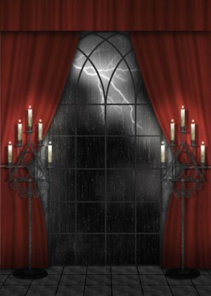 Dephoto Photographic Background Candle Haunted House Photo Backdrops For Photography - 2