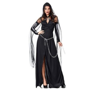 40 Fashion Women Cosplay Princess Dress Vintage Style Witch Vampire Role-player Costume Long
