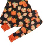 Clothing-set Girls Boutique Children's Short Long Sleeve Tops Ruffles Pants Day Outfits Kids Clothing - 3