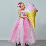 Wedding Dress For Bridesmaid Ice Cream Design Costume Purim Carnival Disguise Clothes Nina Disfraz Fancy Gown - 2