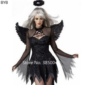 Scary Vampire Cosplay Costumes Gothic Ghost Bride Dress Day Of The Dead Party Carnival Sexy Zombie Clothing - 2