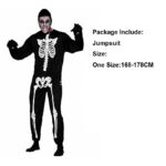 Skeleton Rainbow Scary Cosplay Kids Adult Dress Women Baby Girl Horror Costume Witch Men Devil Disguise Carnival Party - 4