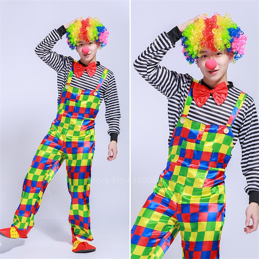 Cosplay Costumes For Adult Clowns Circus Scary Horror Carnival Party Masquerade Disguise Stage Performance Clothing - 5