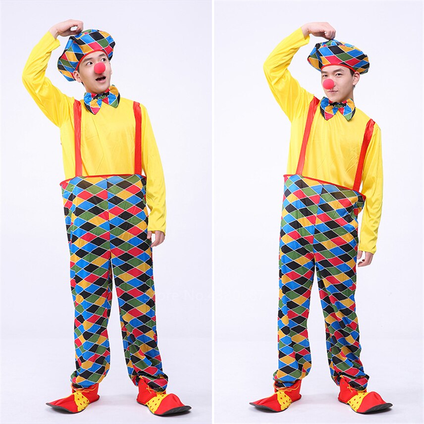 Cosplay Costumes For Adult Clowns Circus Scary Horror Carnival Party Masquerade Disguise Stage Performance Clothing - 4