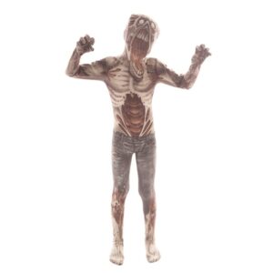 Horror Frankenstein Clown Costume For Kids Scary Spider Skull Fancy Dress Creepy Demon Purim Boys Jumpsuit