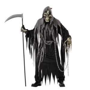 Man's Mr Grim Costume Cosplay Adult Man Horror Death Vampire