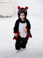 Halloween Baby Bat Hooded Jumpsuit Unisex Warm Romper For Photography Birthday - 6