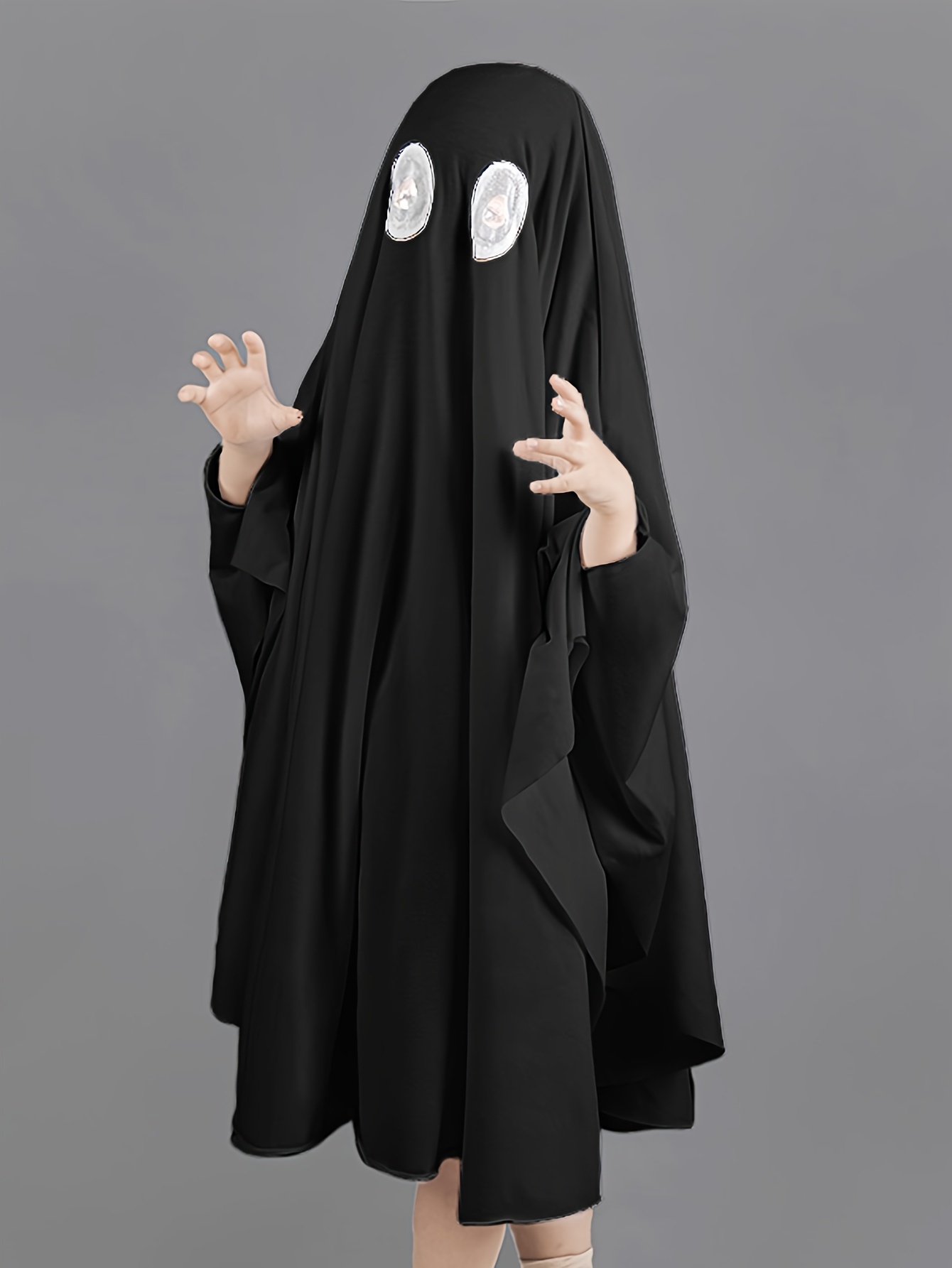 Boys Halloween Ghost Costume White Loosefit Partyready Outfit 1pc - 32