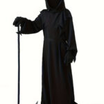 Glowing Grim Reaper Halloween Costume Set For Kids With Luminous Accessories