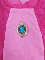 Kids Princess Costume Set With Lace Embroidery For Birthday Halloween Mardi Gras - 10