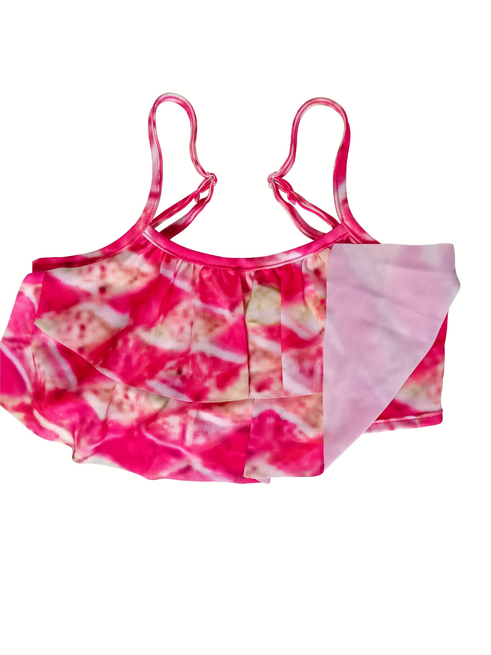 Girls 3pcs Quickdry Mermaid Tail Swimwear Set For Summer Vacation - 16
