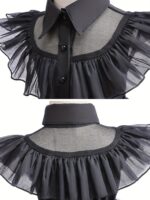 Girls Dark Princess Summer Party Dress Cosplay Outfit For Kids 26y - 5