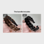 Womens Fishbone Braid Wig Headband With Antislip Teeth Perfect Gift - 16
