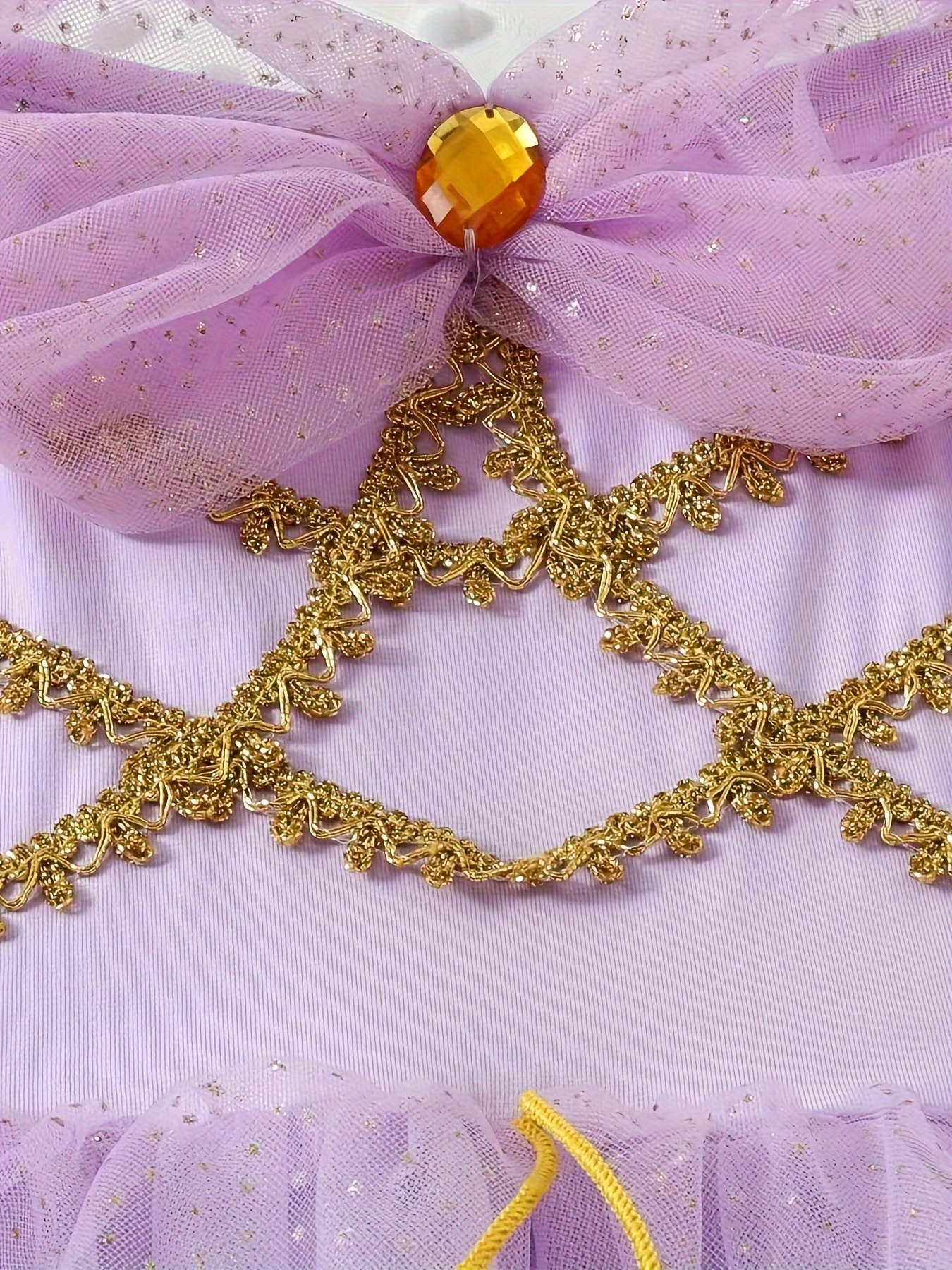 Girls Princess Tutu Dress Sleeveless Solid Color Party Performance Wear - 6