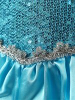 Girls Princess Sequin Mesh Dress Long Sleeve Party Performance Gift - 3