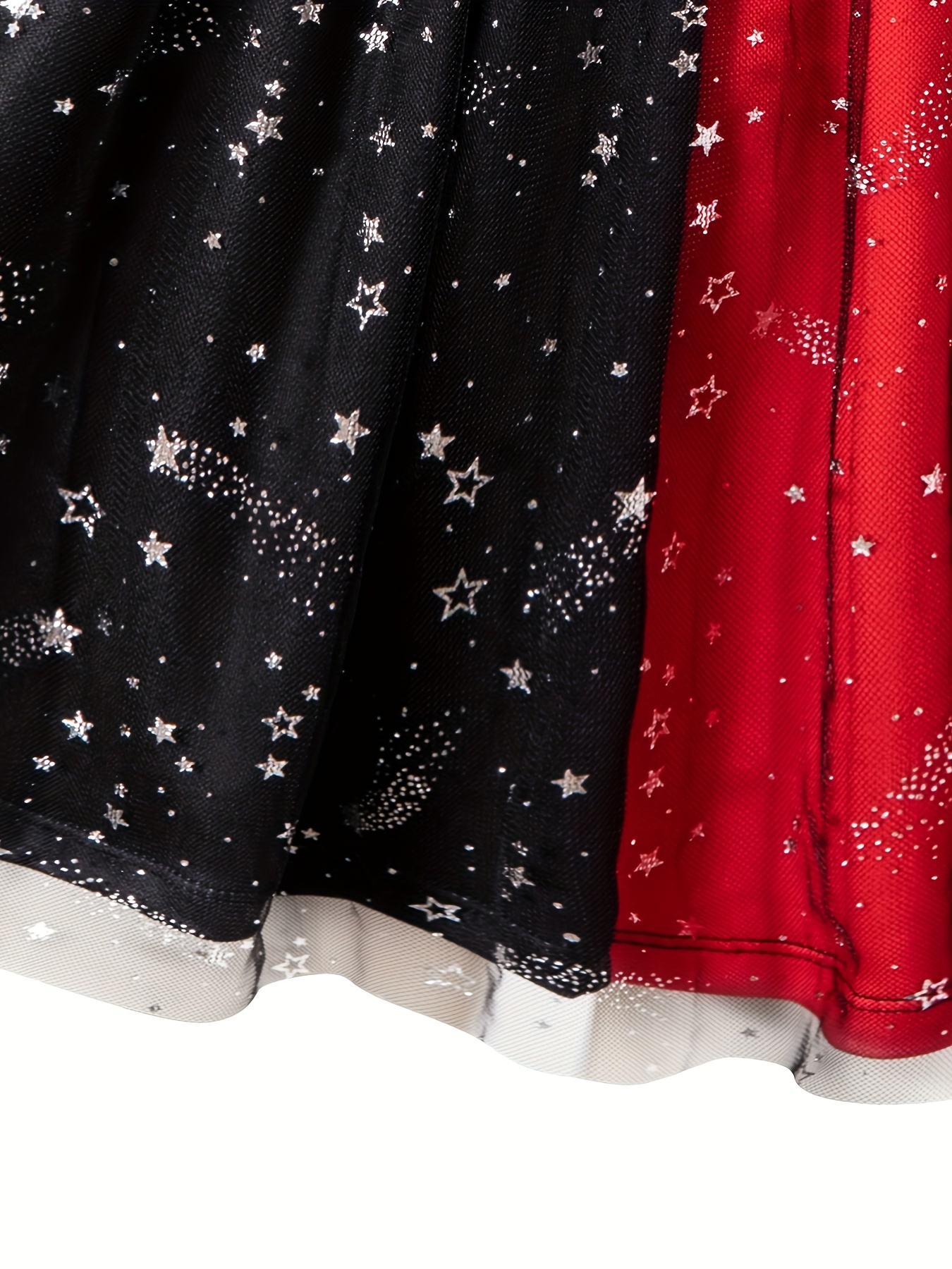 Girls Colorful Clown Costume Geometric Pattern Tutu Dress For Halloween Stage - 7