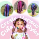 Girls Gradient Color Braided Pigtail Wig Elastic Hair Extension Accessory - 12