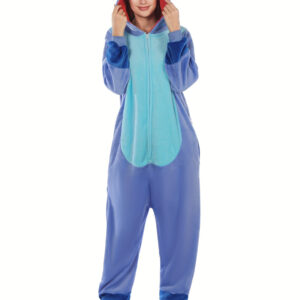 Unisex Flannel Onesie Halloweentheme Animal Costume Pajamas For Adults