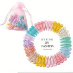 Colorful Comfortable Hair Clips Pack Cute Daily Occasion Accessory For Girls - 9