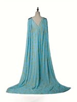 Elegant Womens Chiffon Halloween Costume Dress Sleeveless Party Roleplaying Outfit - 3