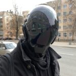 Handmade Black Punk Halloween Masks For Men And Women - 2