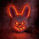 Led Spooky Masks Bear Bunny Designs Cosplay Festival Costume Accessories - 3