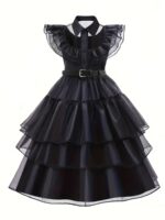 Dark Princess 4piece Halloween Cosplay Costume Set For Girls - 4