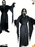 Adult Halloween Devil Costume Spooky Black Carnival Dance Outfit - 3
