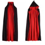 Vampire Cosplay Cloak Dual Layer Detachable Cape For Halloween Costume