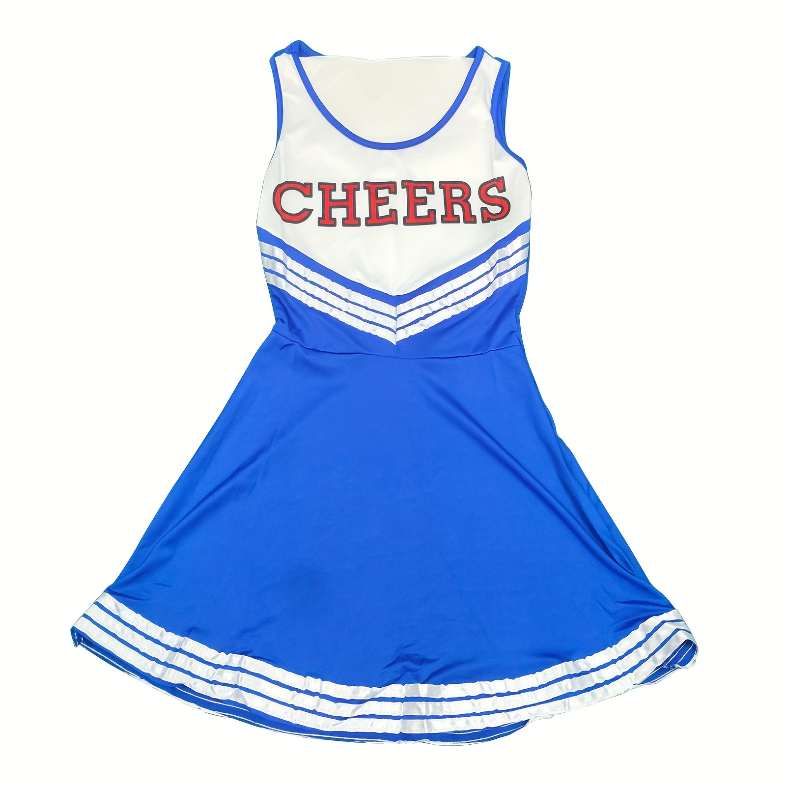 Girls Cheerleader Costume With Dance Accessories For Stage Performances - 11