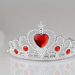 Enchanting Girls Rhinestone Heart Tiara For Teens Parties Cosplay Gifts - 11